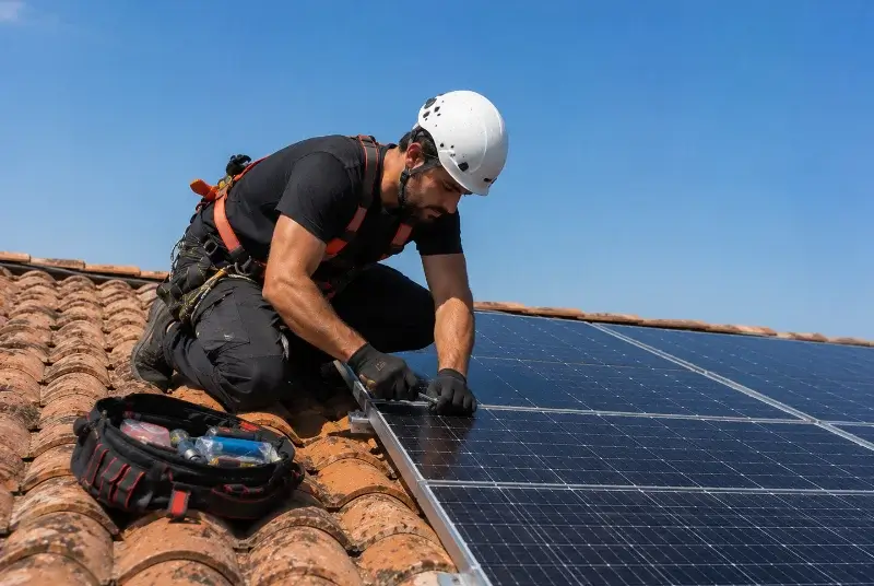 Maintenance et monitoring de panneaux solaires à Bellegarde-en-Diois